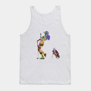 Girl golfer Tank Top